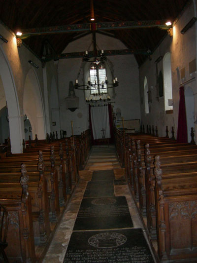 Inside Petham Church